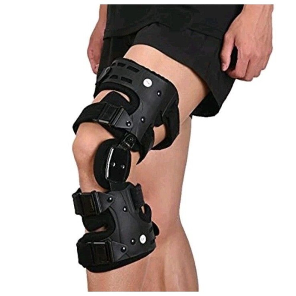 Komzer OA Unloader Knee Brace - Left Leg - Osteoarthritis & Arthritis Knee Pain